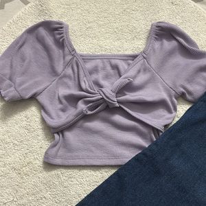 SSS Lavender Crop Top