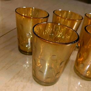 Set Of Five Glasses