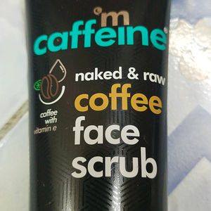 m caffeine naked & raw coffee scrub And Face Wash