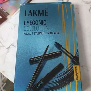 Lakme Combo Of Eyeliner Kajal And Mascara