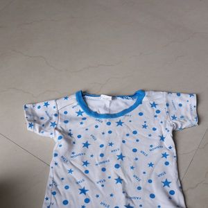 Baby Tshirt With Bottle And Nipple