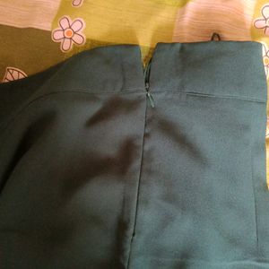 2pc Carlton Green Trouser N Black Ribbed Top Set