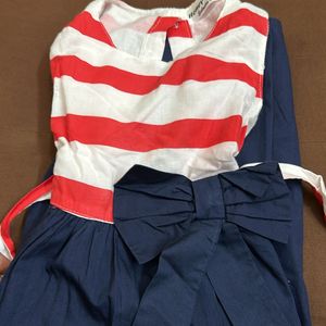 Cotton Dress/ Frock In Great Condition-8 Year Olds