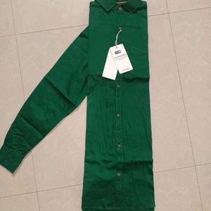 Brand New Shirt In Green Colour