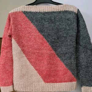 Classy handknitted thick woollen sweater