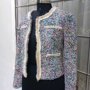 Tweed Multi Colour Coat