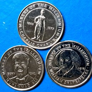 3 "Makers of the Millennium" Medal Coins