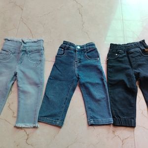 1-2 Years Baby Girl Jeans