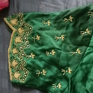 Bottle Green Zardozi Ombre Lehnga