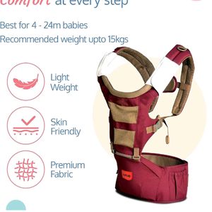 Luvlap Baby Carrier With Hip Seat