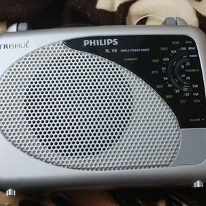 Philips Radio RL118/94 with MW/SW/FM Bands, 200mW