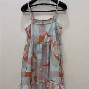 70% Discount On Orange Coloured A-Line Dress