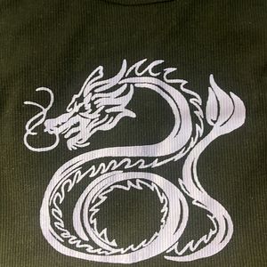 Black Dragon Design Tank Top