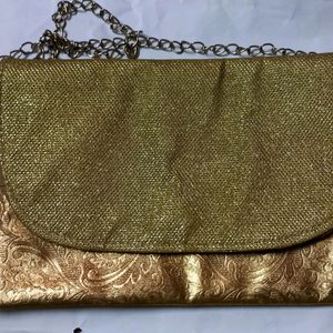 Golden Glitter Bag 🤩