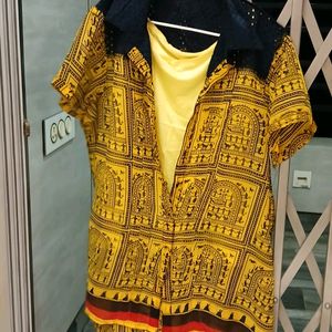 Warli Print Top With Inner