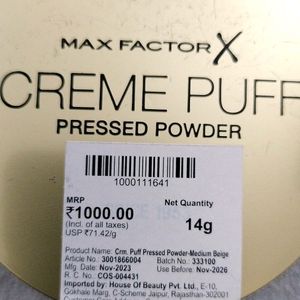 Max Factor Cream Puff Press Powder