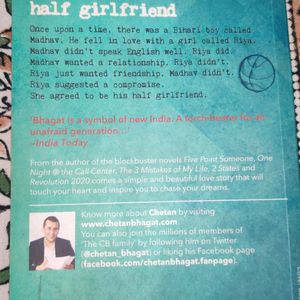 Half Girlfriend - Chetan Bhagat