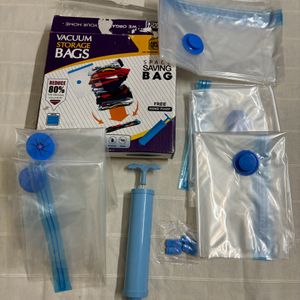 🆕Vacuum Bags for Travel with Hand Pump Airtight