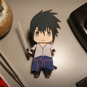 Anime Naruto Shippuden Sasuke Chibi Figurine(Paper)