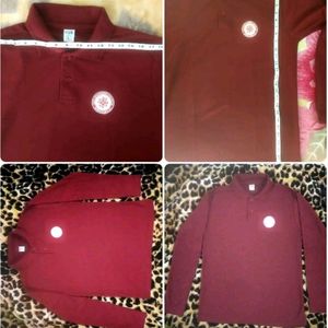 Full Sleeve Maroon Men Tshirt