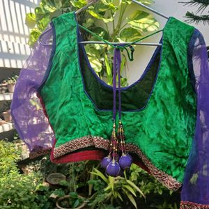 Green Lenhga Choli With Dupatta