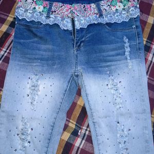 Jeans 30 Size For Girl