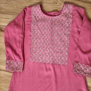 ROSE PINK KURTI