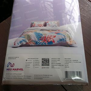 Bedsheet with pillow case