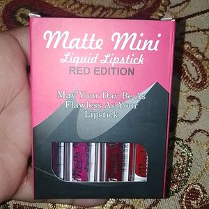 Matte Mini Liquid Lipstick Red Edition