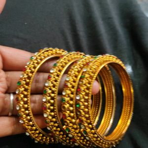 Gold Plated Bangles