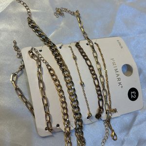 Pack Of 8 Gold bracelet