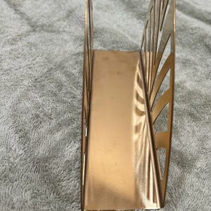 Tissue Holder - Brass Colour