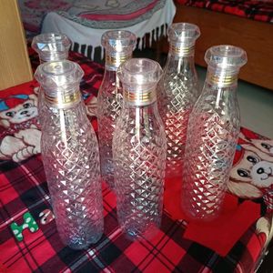 Sell 🔥 Pack Of 6 Crystal Diamond Water Bottle