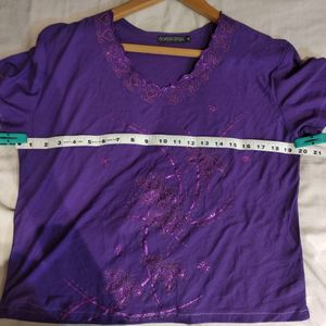 Korean Top With Nice Glitter Work