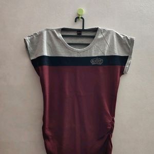 Casual Burgundy Top For Women/Girls