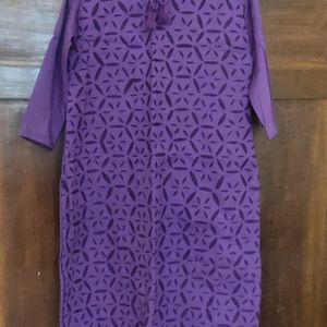 Handcrafted Rilli work kurta