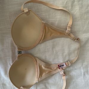 Padded Skin Colour 32B Detachable Strap Bra