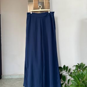 Blue Wide Leg Pants