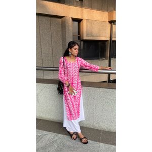 Floral Straight Kurta 🩷🌸