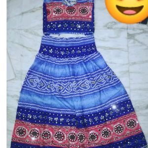 Traditional Gujrati garba Dress for 10-12 year Old