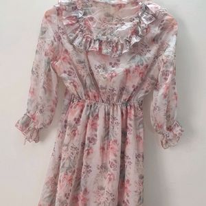 Mini floral dress (Size :- Small)