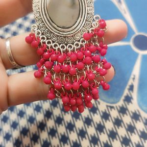 Beautiful Earings Magenta