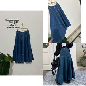 Vintage Denim Skirt