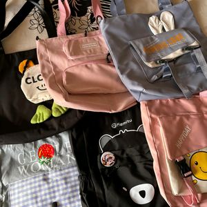 Kawaii Tote Bags ( Only Lavender Color Available)