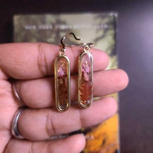 Flowers Encased Earrings