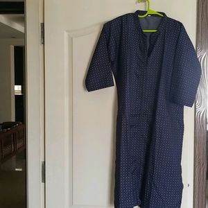 Cotton Kurta With Collar