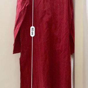 Fab India Men Cotton Straight Kurta