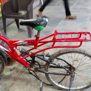 Red Colour Bicycle For School Kids