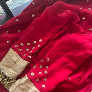 Stone Work Saree