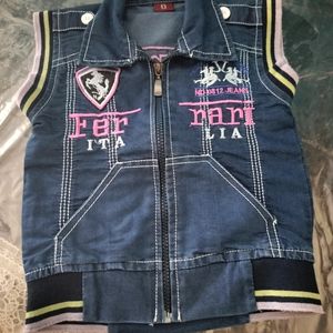 Unused Sleevless Baby Boy Jacket